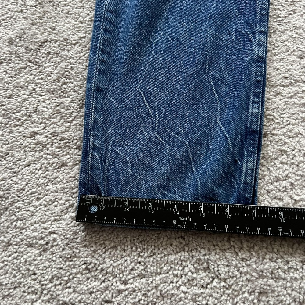 Mother HW‎ Double Stack Ankle Snap Crackle Pop Jeans Womens 27 Blue High Rise - Picture 14 of 15